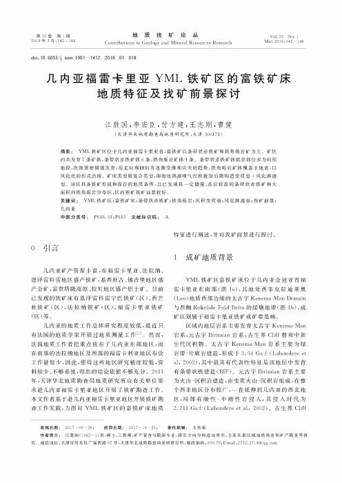 几内亚福雷卡里亚YML铁矿区的富铁矿床地质特征及找矿前景探讨