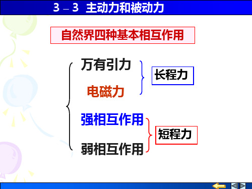 3-3主动力和被动力