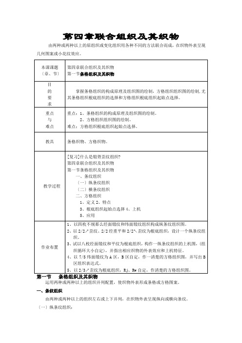 第四章联合组织及其织物