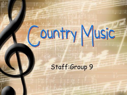 country music.ppt
