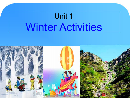 闽教版六年级下册Unit-1-Winter-Activities-Part-A