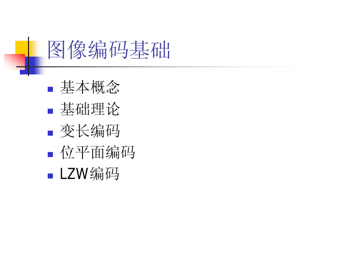 8图像编码基础