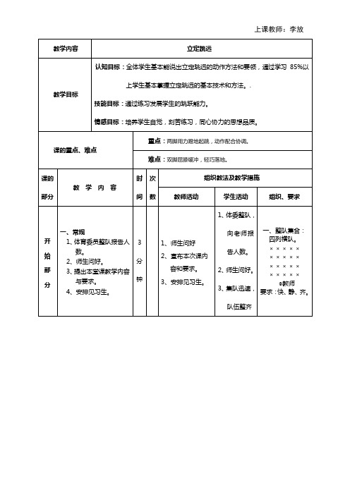 立定跳远2-公开课教学设计