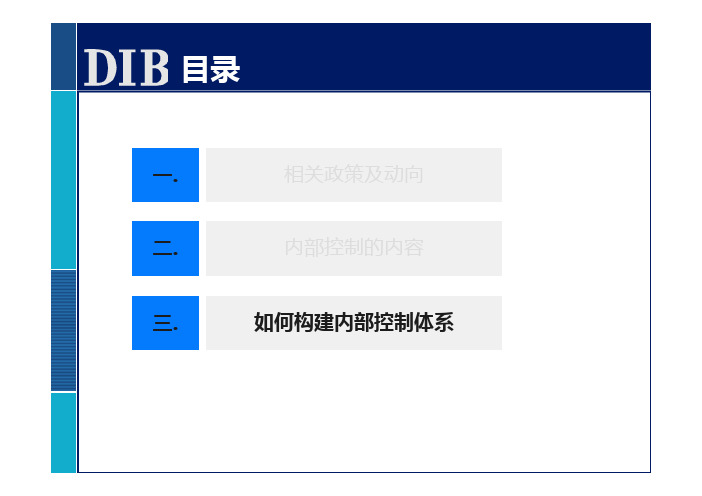 如何构建内部控制体系