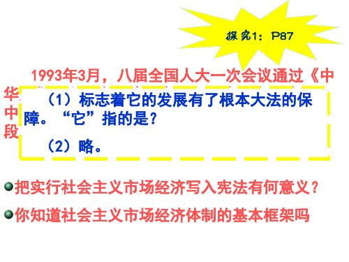 高一政治建立社会主义市场经济体制(PPT)4-1