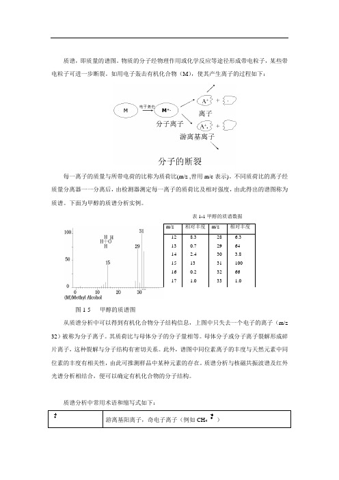 有机质谱解析2