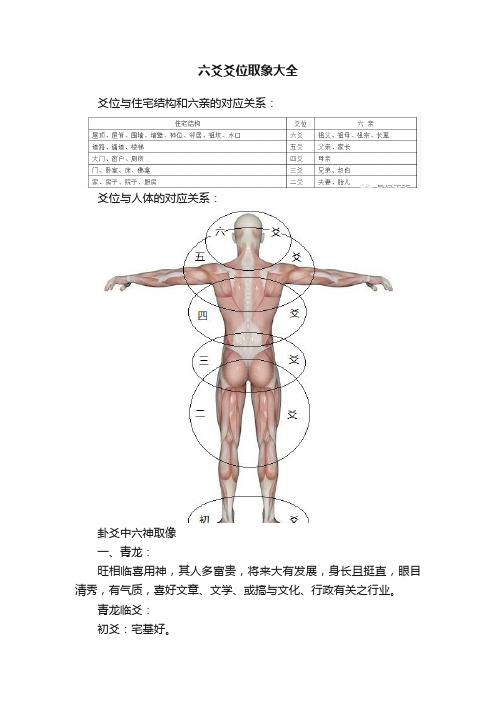 六爻爻位取象大全