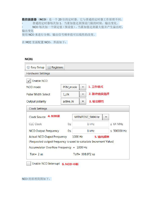 使用MCC学习PIC单片机 – NCO 数控振荡器