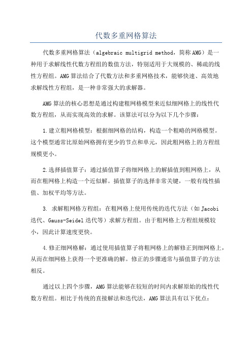 代数多重网格算法