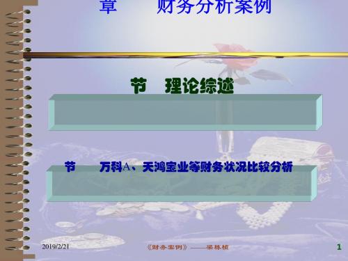 财务分析案例(PPT 98张)