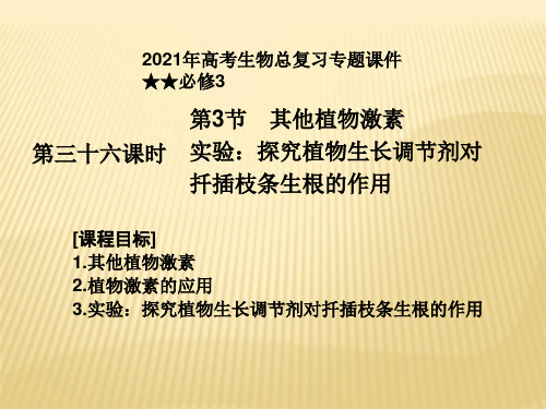 高考生物总复习专题课件★★必修3第3章36课时