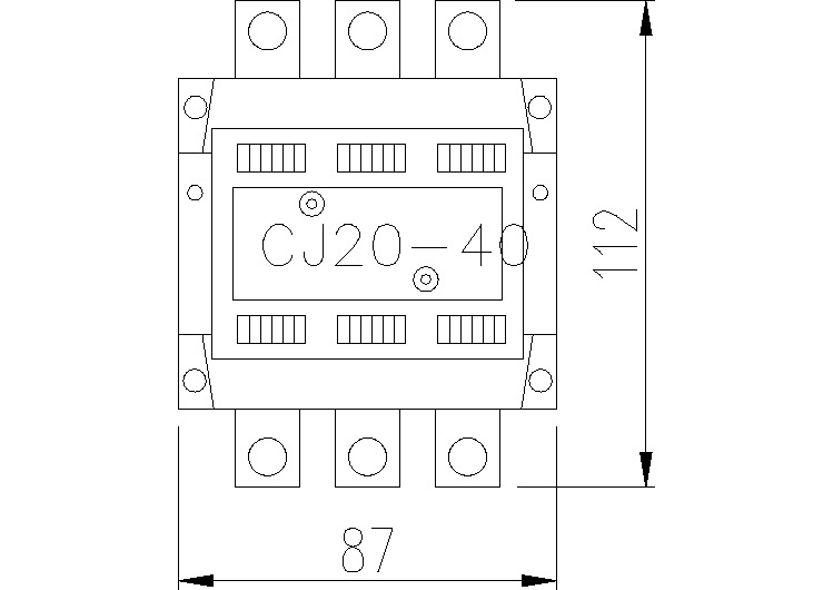 接触器设计 CJ20-40