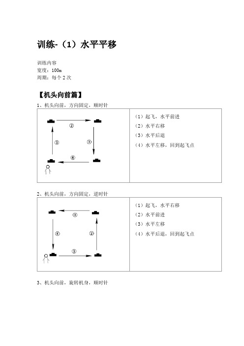 大疆精灵飞行训练