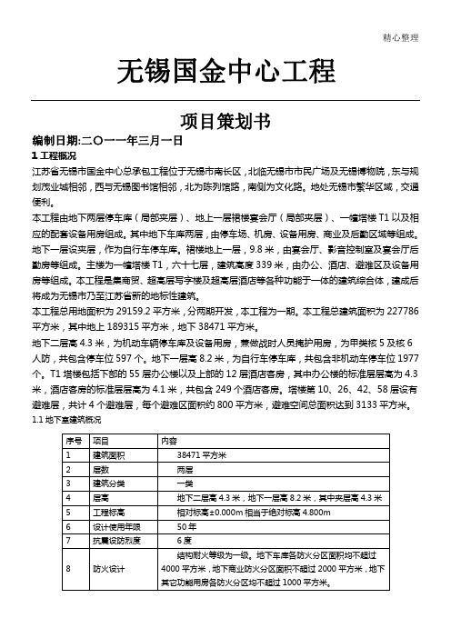 无锡国金中心项目办法规划办法