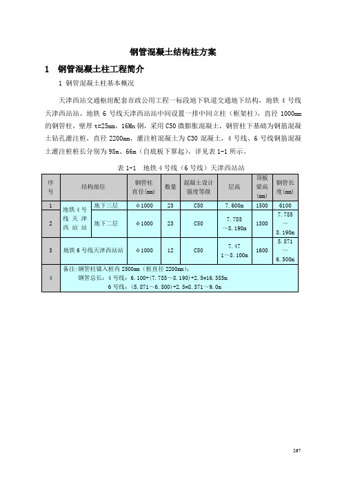 钢管混凝土结构柱方案【图】