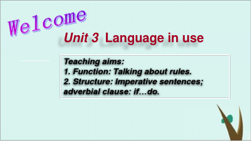 外研版英语九年级上册 Module 5 Unit 3 Language in use. (14张)