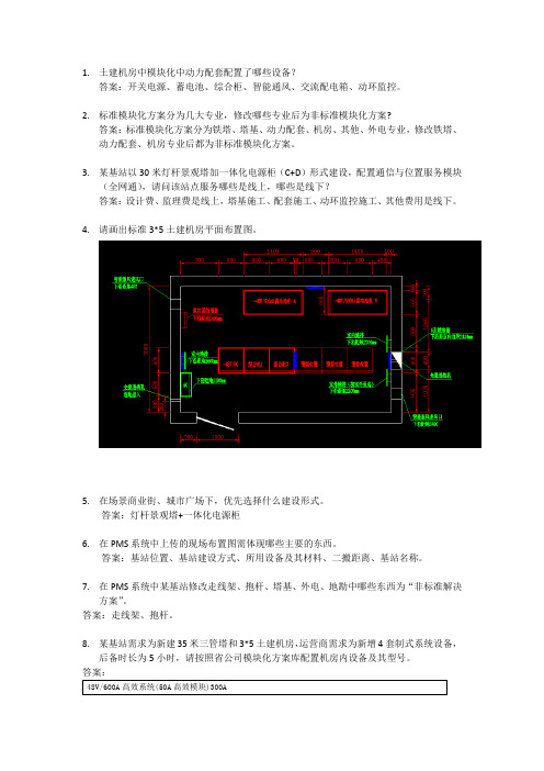 实操铁塔类问答题