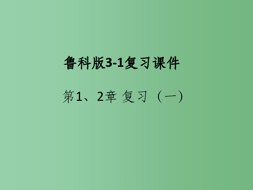 高三物理 第1章《静电场》、第2章《电势能与电势差》复习课件1 鲁科版选修3-1