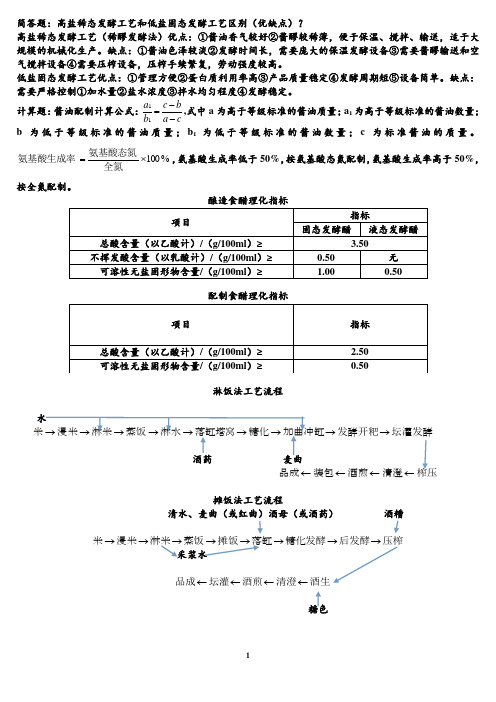 酿造学答案