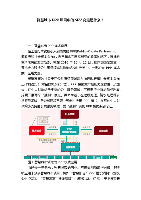 智慧城市PPP项目中的SPV究竟是什么？