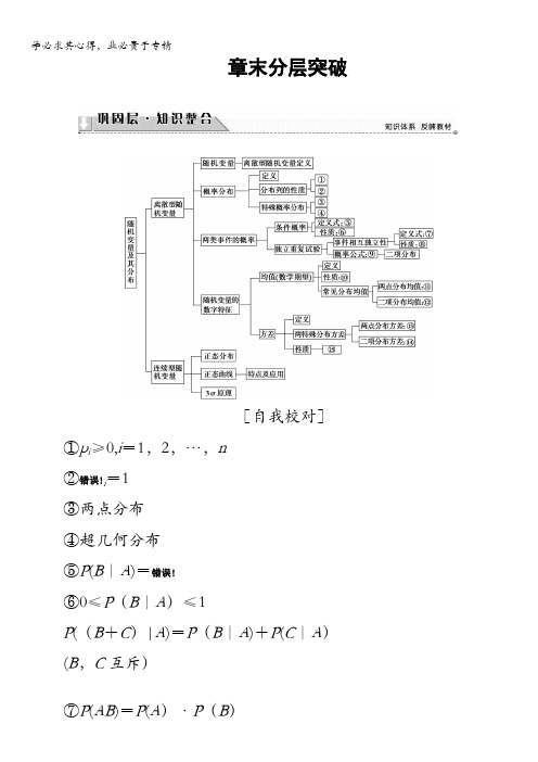 2017-2018学年高中数学(苏教版选修2-3)文档:第2章章末分层突破含答案
