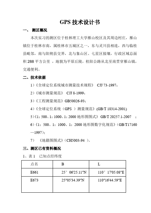 GPS技术设计书