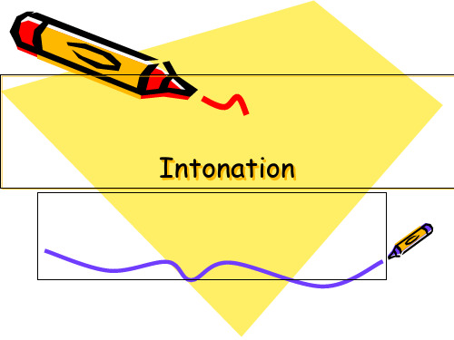 Intonation语言学演讲