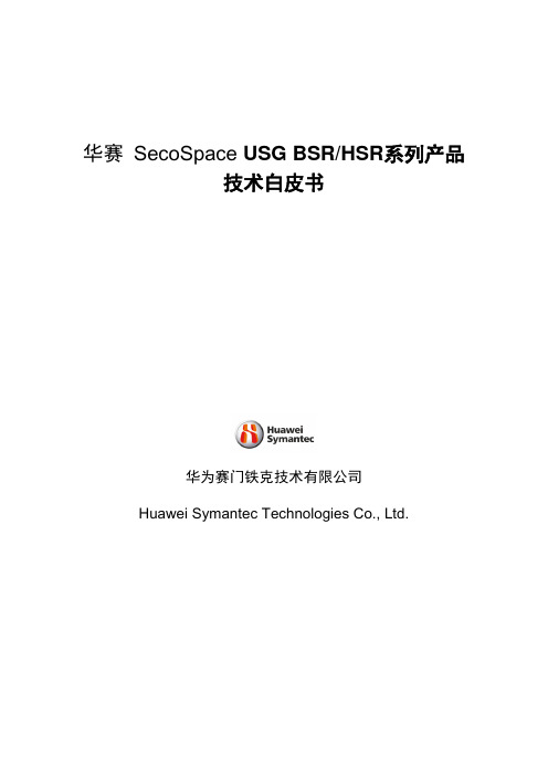 hssecospacebsrhsr安全路由网关技术白皮书