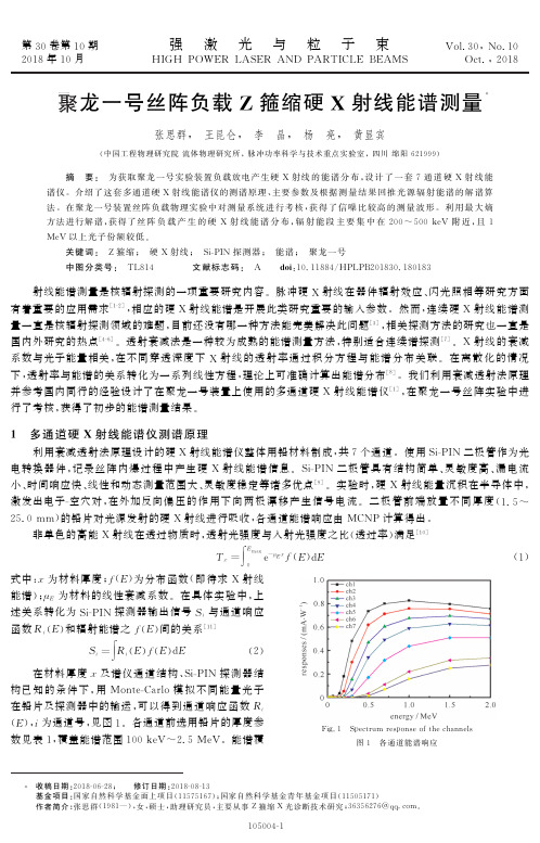 聚龙一号丝阵负载Z箍缩硬X射线能谱测量