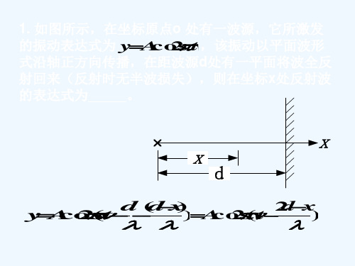 2013大学物理竞赛辅导(振动和波)