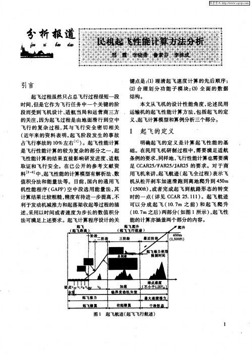 民机起飞性能计算方法分析