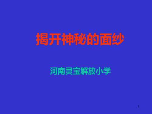 揭开神秘的面纱ppt课件