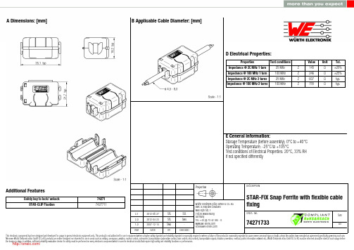 74271733;中文规格书,Datasheet资料