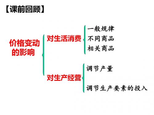 3.1  影响消费水平的因素(公开课)解析