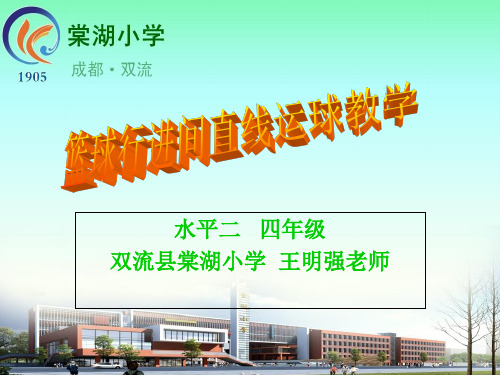 篮球行进间直线运球教学ppt