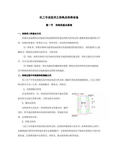 化工专业技术之传热及传热设备