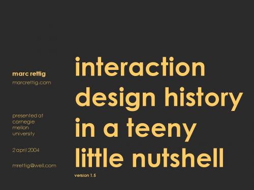 交互设计史interaction-design-history