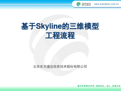 Skyline三维模型工程流程