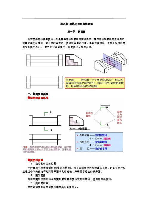 自考：02386土木工程制图,(知识点)讲义 第八章