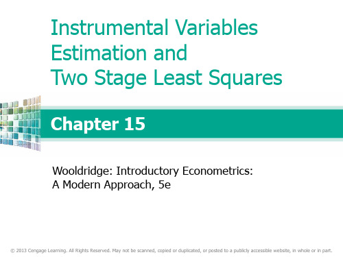 计量经济学导论-ch15
