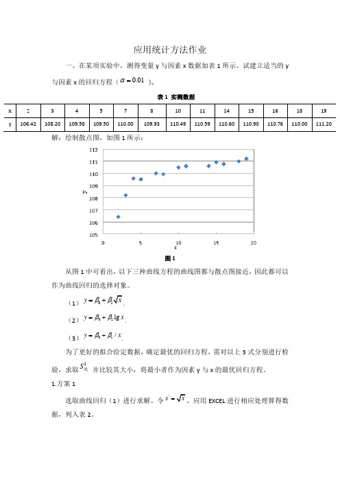 应用统计方法(大作业)