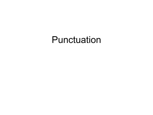 Punctuation
