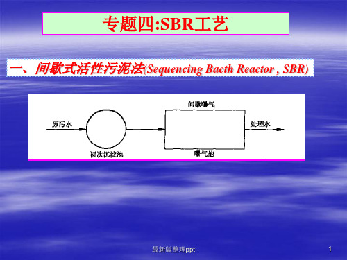 专题四-SBR工艺pppt课件