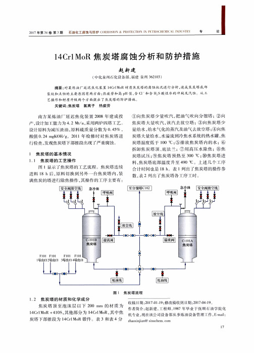 14Cr1MoR焦炭塔腐蚀分析和防护措施