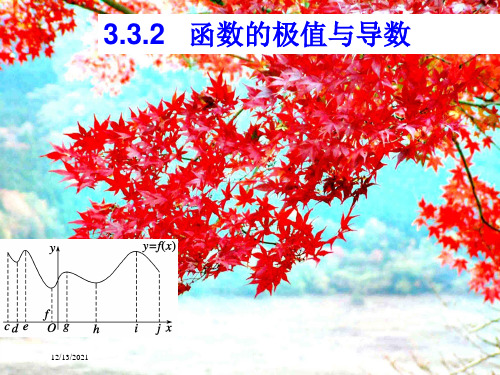 高中数学第三章导数及其应用3.3.2利用导数研究函数的极值11b11b高二11数学