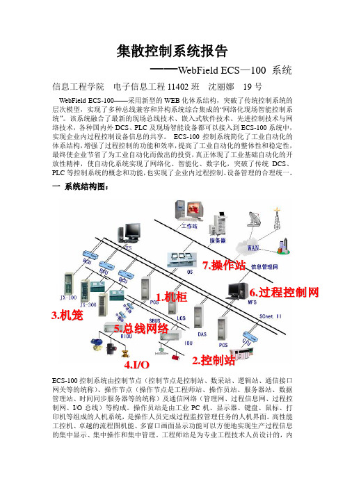 集散控制系统报告