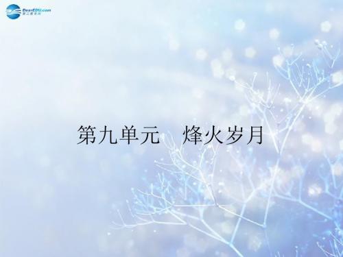 【志鸿优化设计】高中语文 9.17《红旗谱》配套课件 新人教版选修《中国小说欣赏》