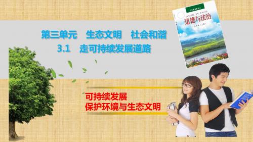 初中九年级道德与法治上册 第三单元 生态文明 社会和谐 3.1 走可持续发展道路 第1框 可持续发展战略 保护环