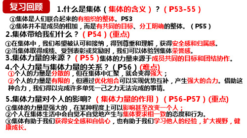 2023年部编版道德与法治七年级下册6.2 集体生活成就我 课件(29张PPT)