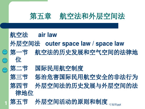 航空法和外层空间法